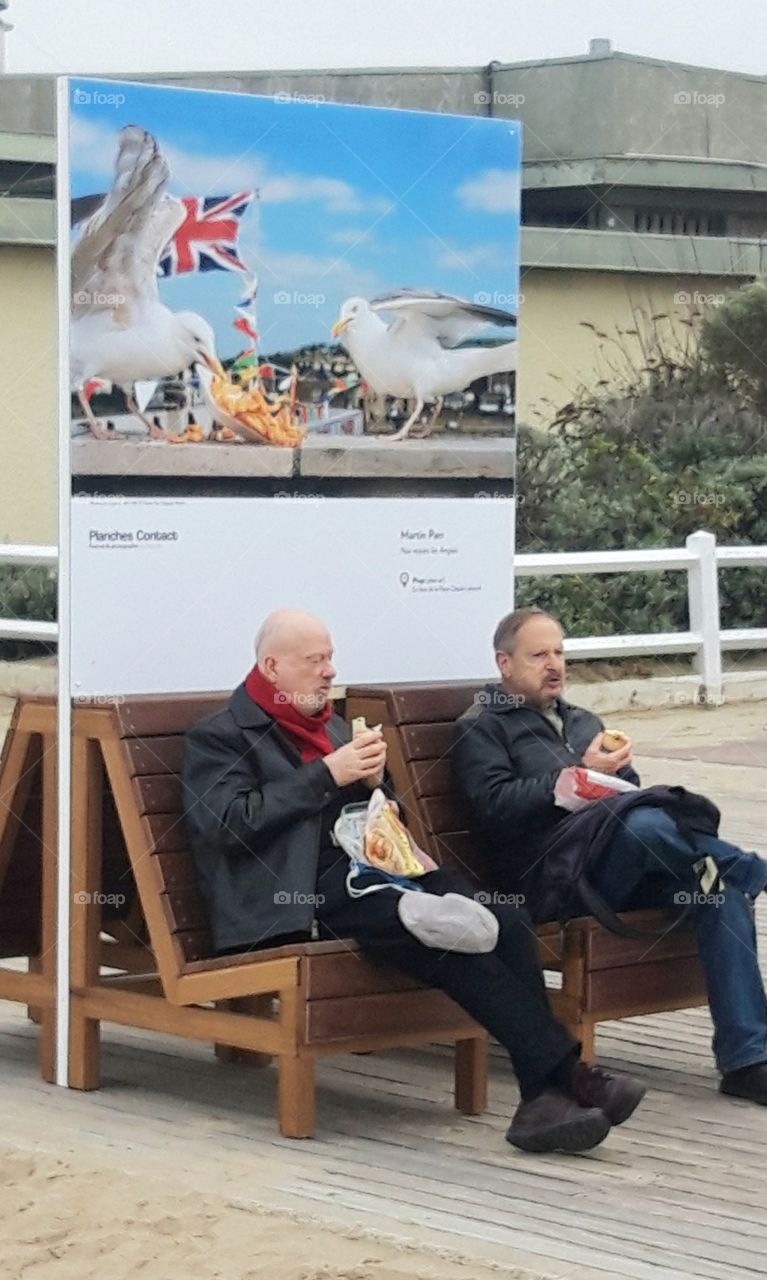 pause déjeuner à Deauville