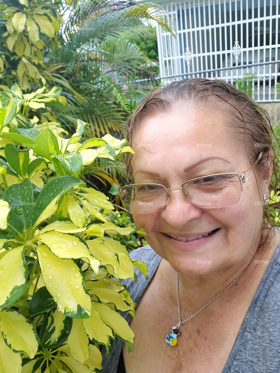 after rain in my secret garden