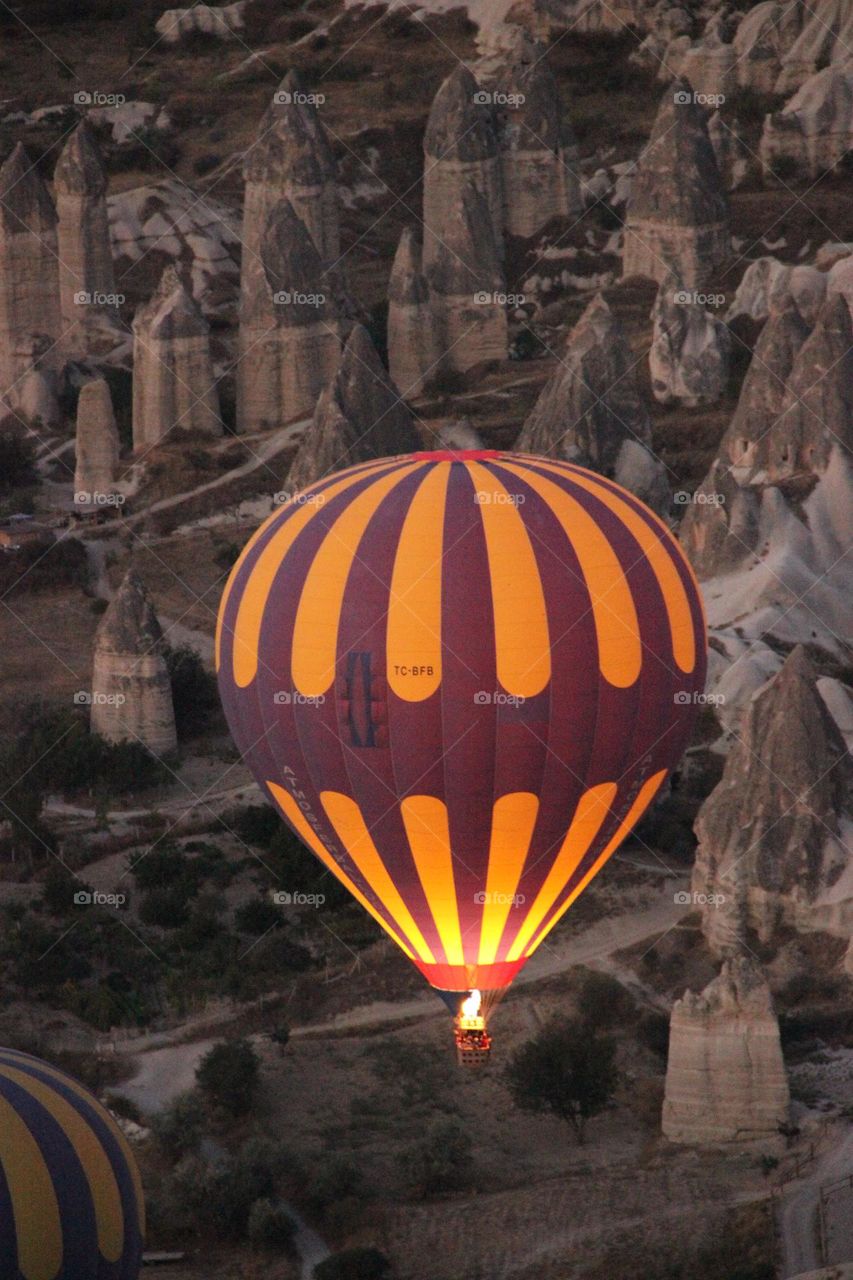 ballons in Cappadocia