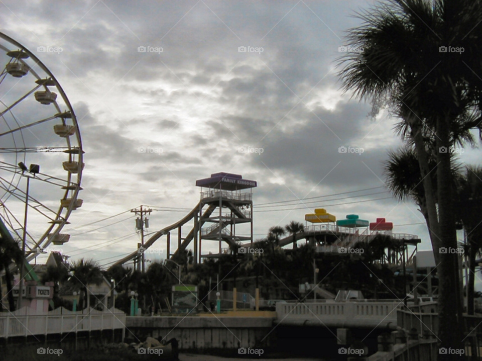 Sky, Ferris Wheel, No Person, Travel, Park