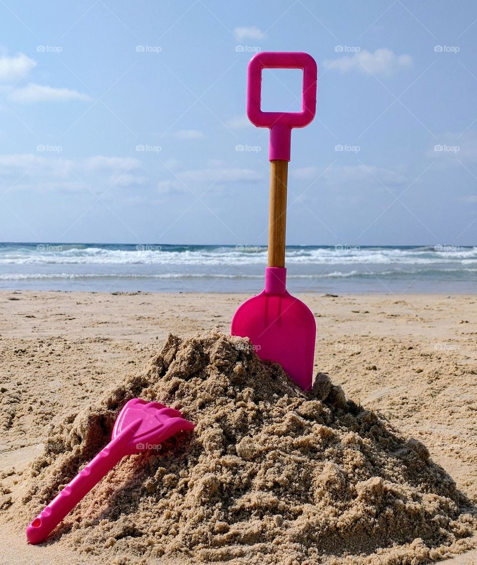 Tools for the beach 🏖️ Pink 🏖️ Sea time 🏖️ Barbie style 🏖️