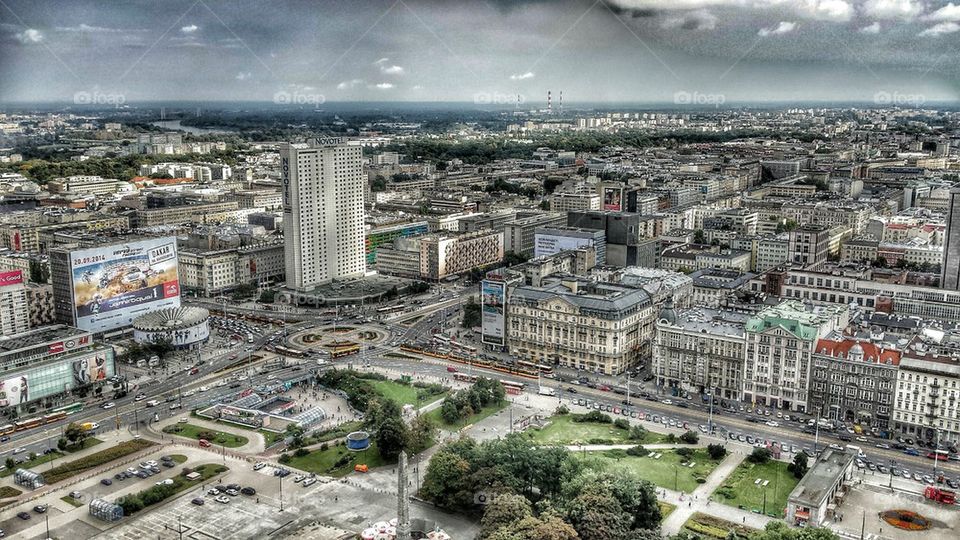 Warsaw Skyline. 