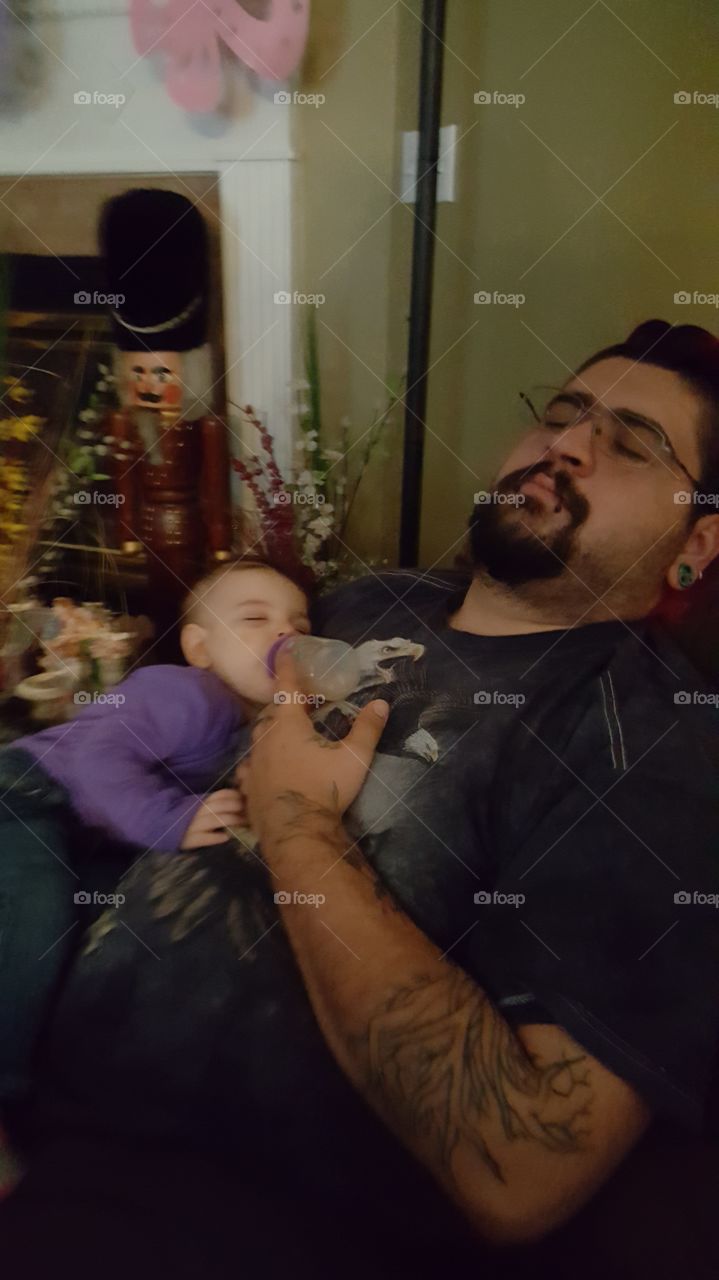 tired daddy