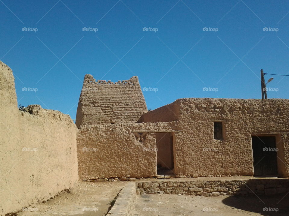 Old building in the Red Village - El Kantara - Biskra - Algeria