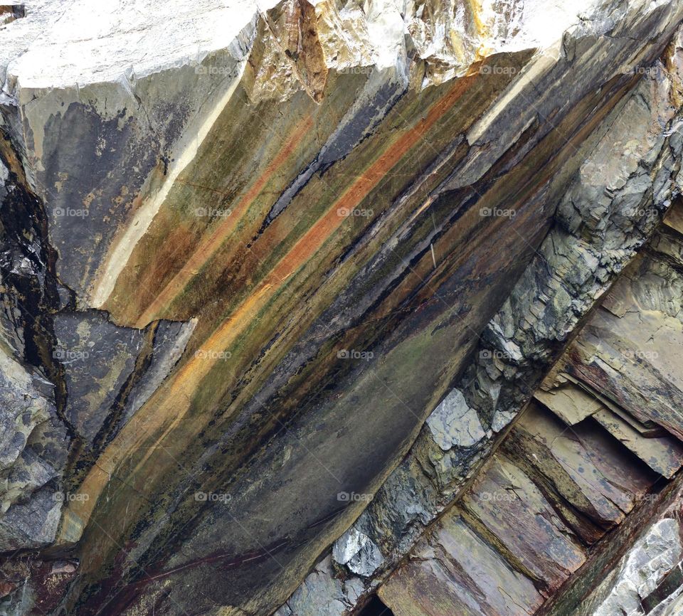 Colorful rock pattern