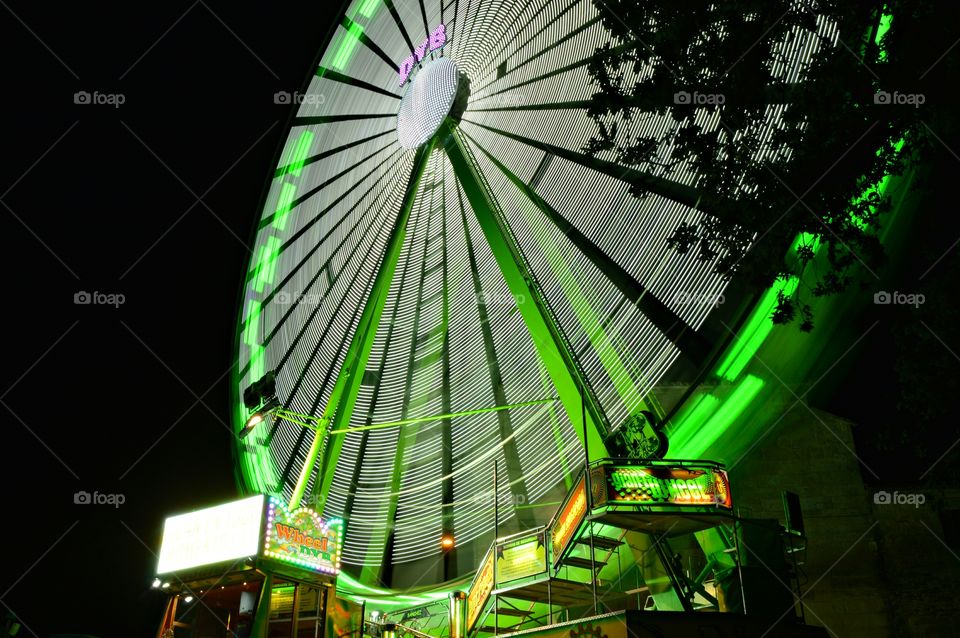 Ferris wheel - Long exposure