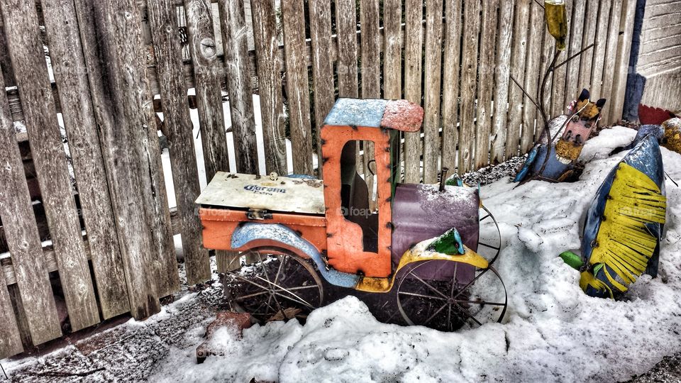 Tractor Yard Art