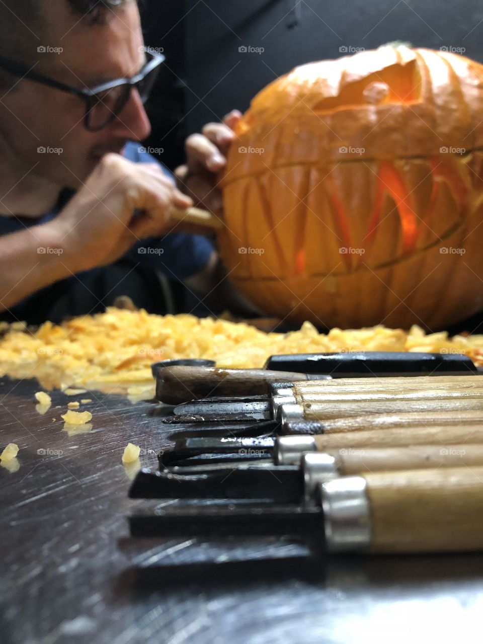 Pumpkin carving 