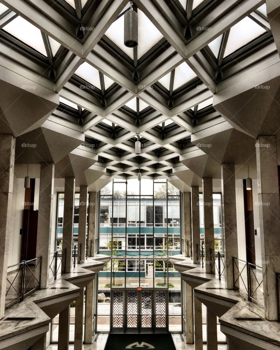 Interior of building