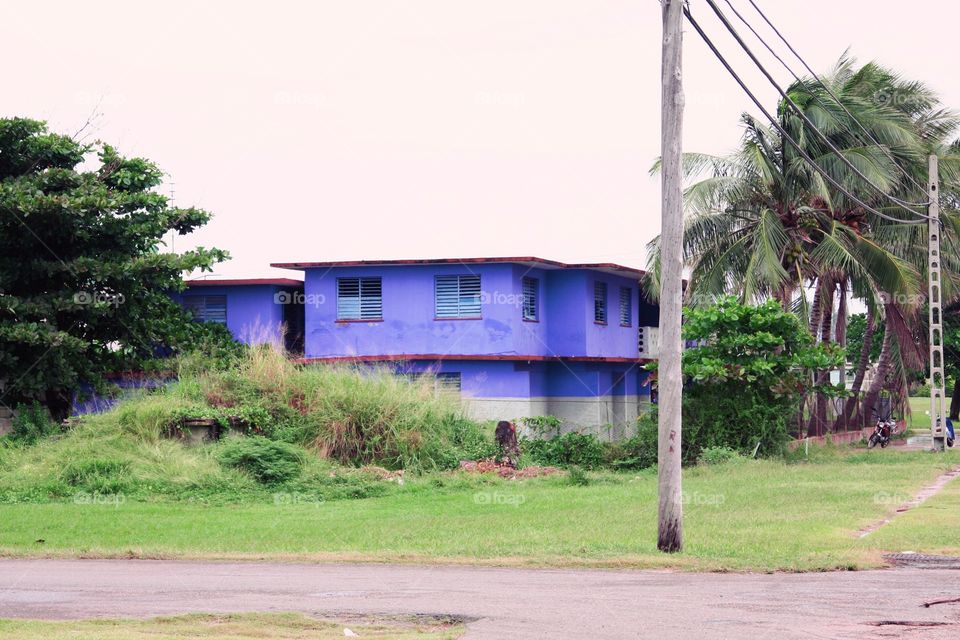 Purple house in Varadero