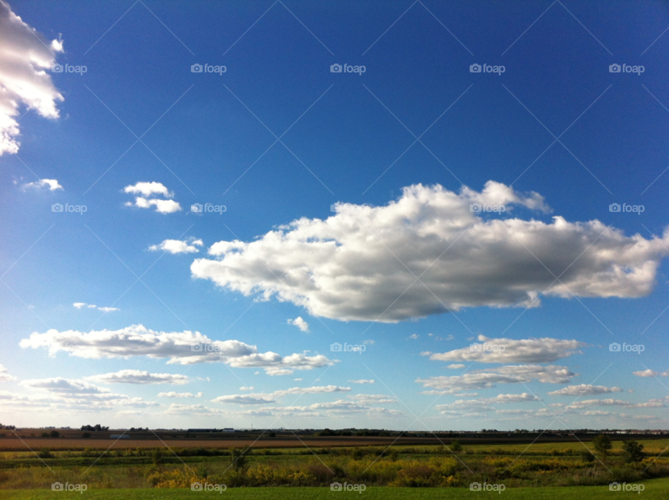 sky field farmland nature by grindley78