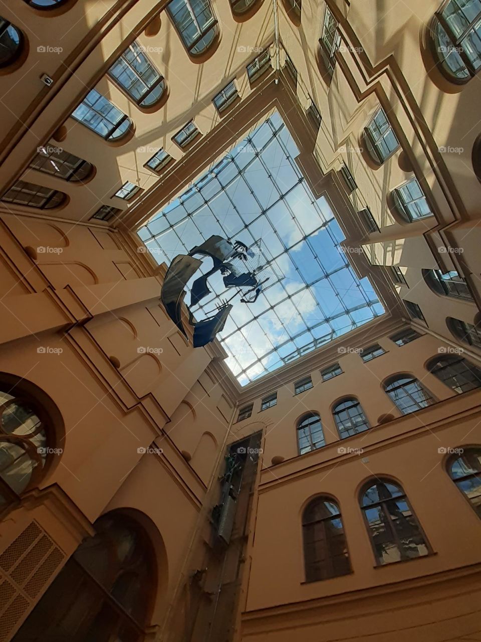 Рижская Биржа. Внутренний двор