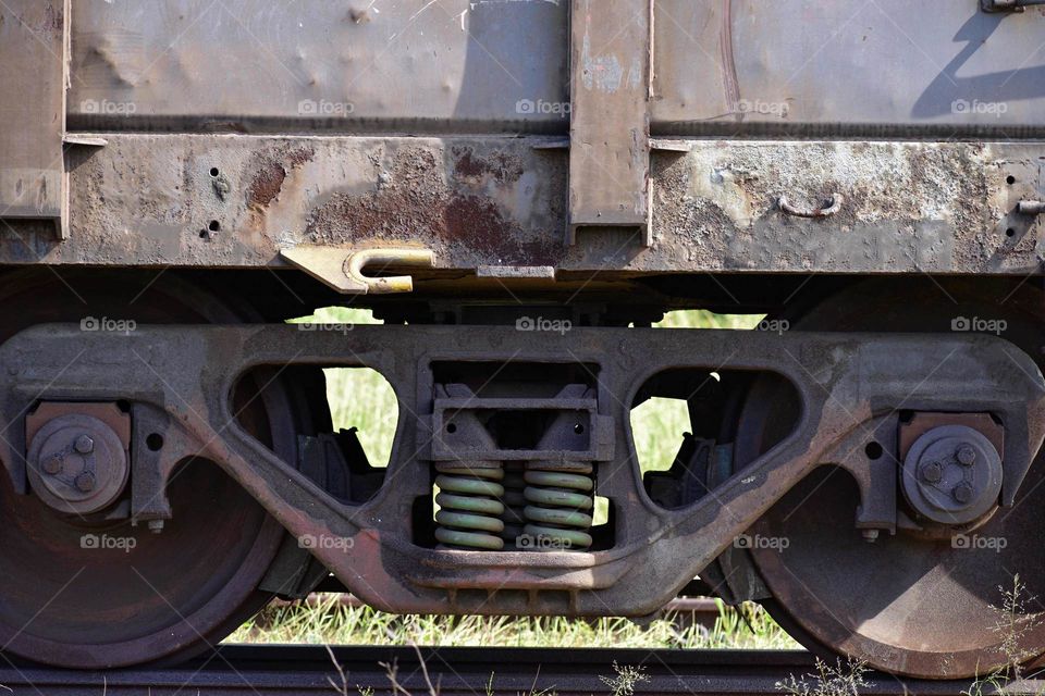 Train Wegon Wheel Assemble