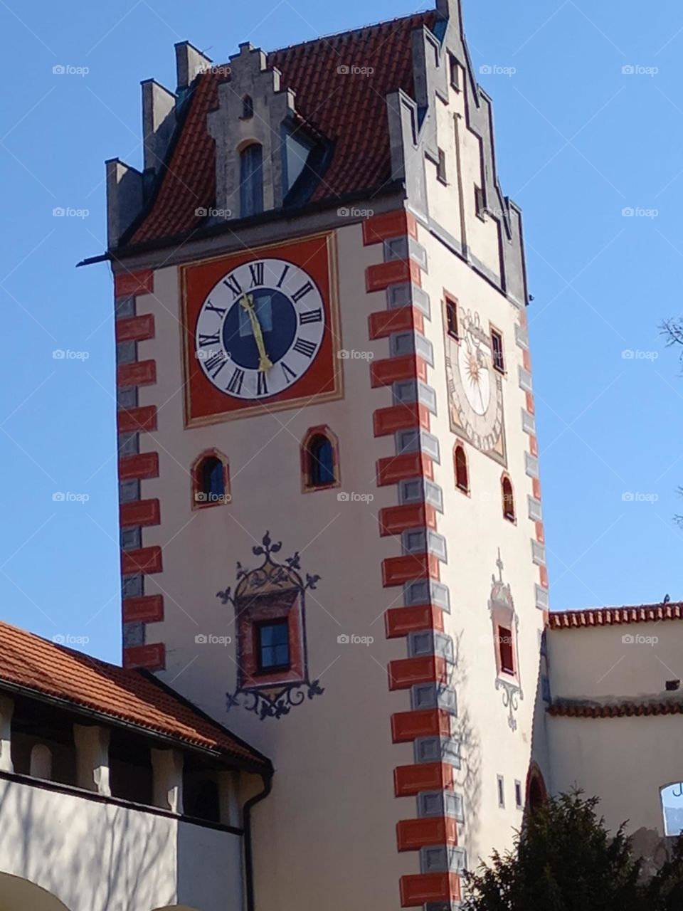 Medieval Clock Tower in Germany
