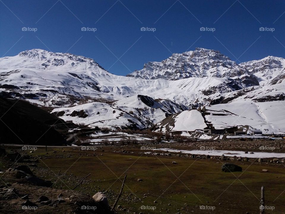 Drass Ladakh India the second coldest inhabitant place in world temperature during winter remain -40