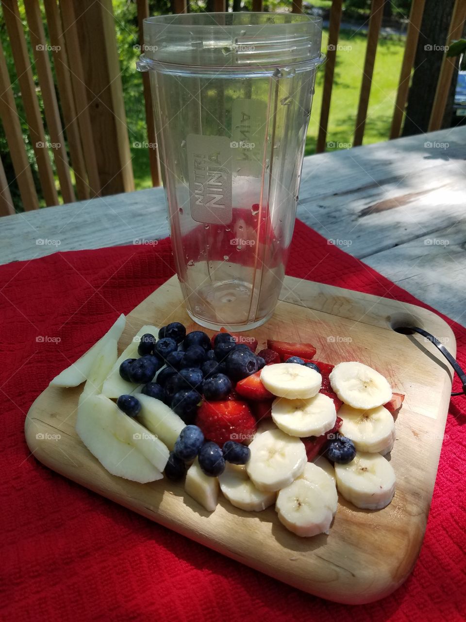 Fresh fruit smoothie