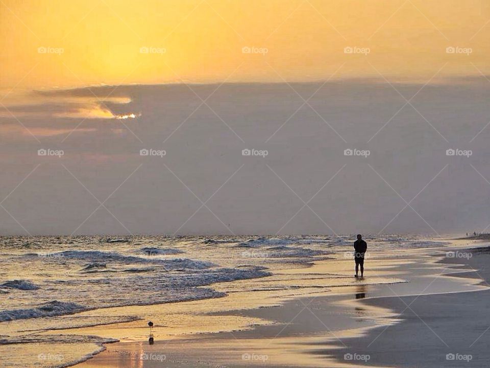 Sunset at the beach