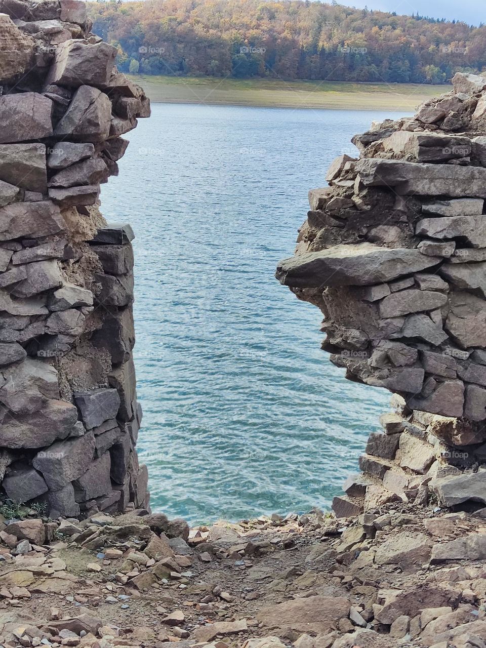 Ruins at the waterfront