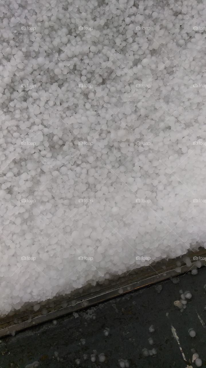 hail storm in Sacramento