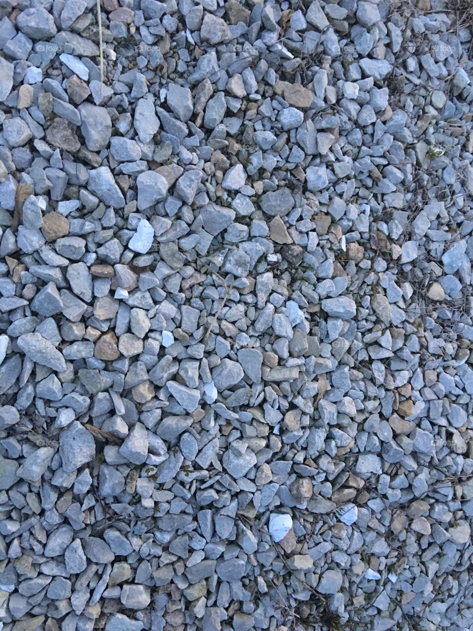 Texture of a gravel driveway 