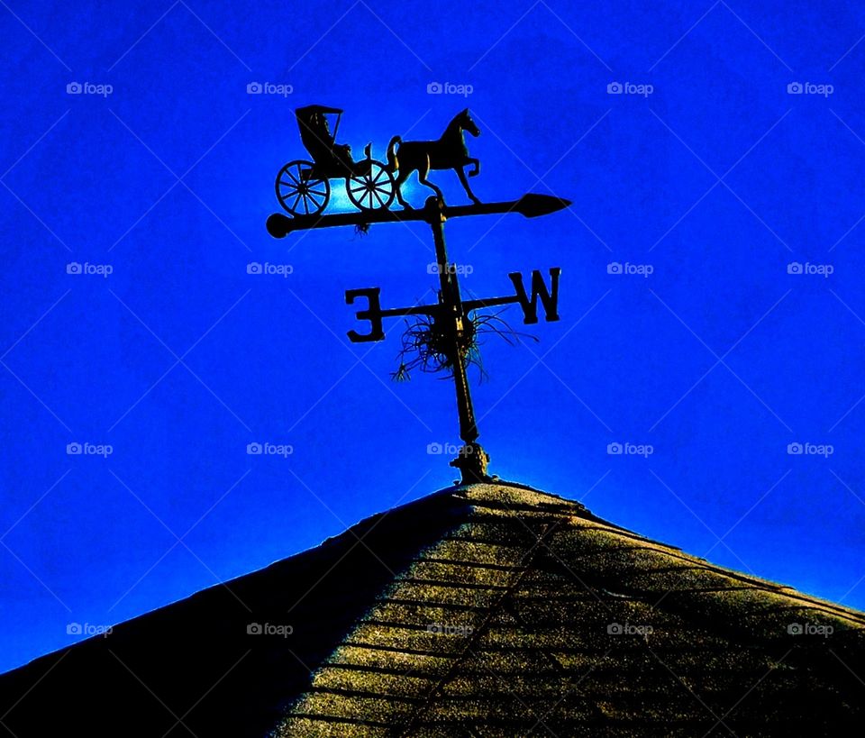 Amish wind vane