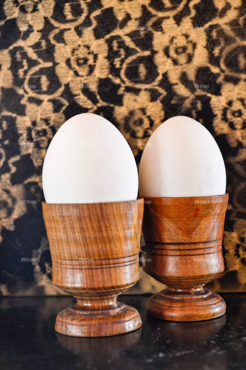 Handmade eggcups 