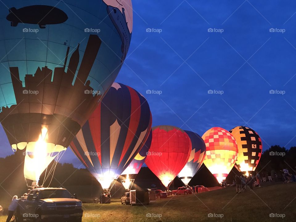 Evening Balloon lights 