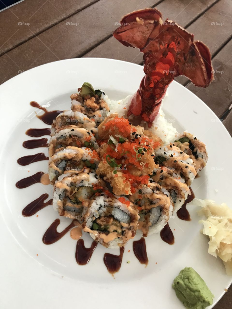 Mermaid sushi