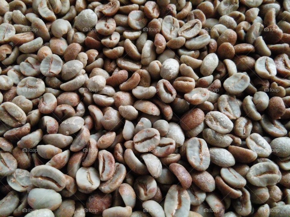 Honey processed green coffee beans