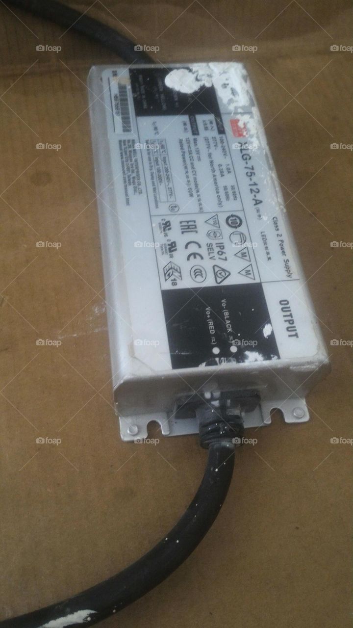 photo of used 12 volt lamp transformer