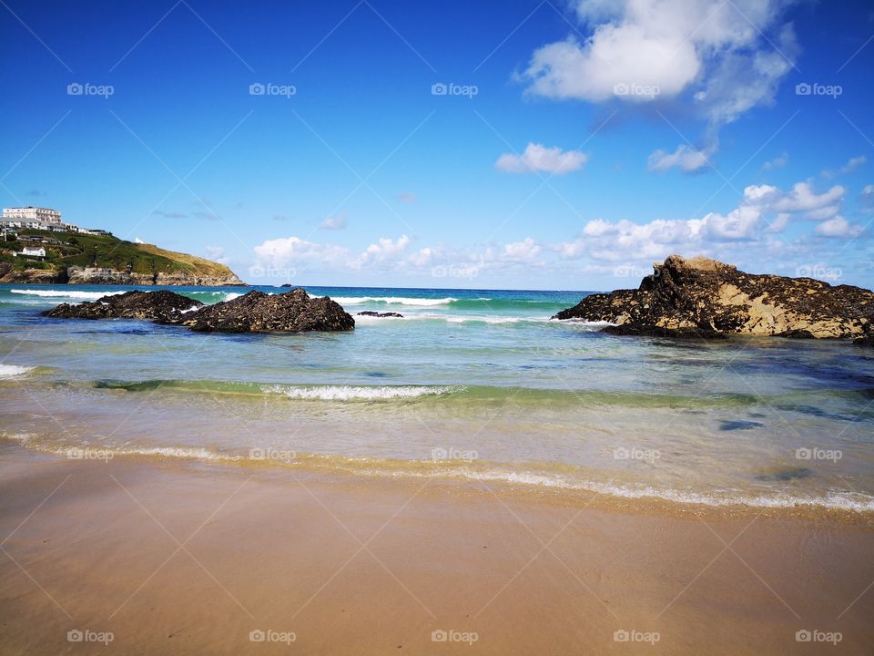 Rocks on a Cornish Beach