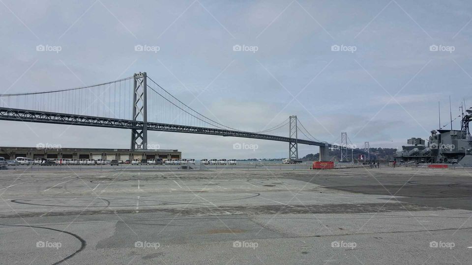 bay bridge. a day in San Francisco