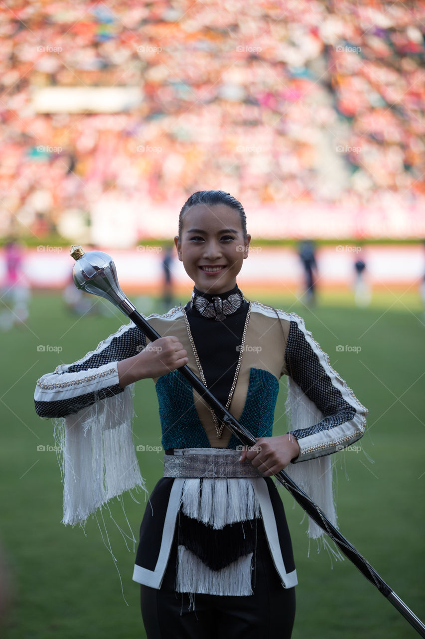 Drum major girl