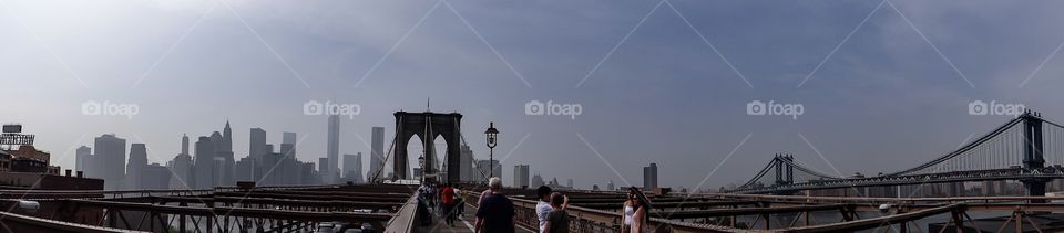 Panoramic view of Manhattan 