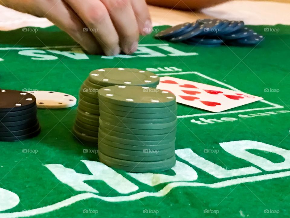 Poker game Texas hold 'em 