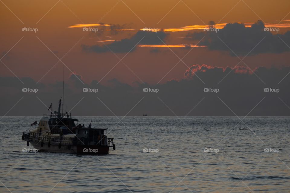 Beautiful sunset on the beautiful island ... Koh Lipe Thailand