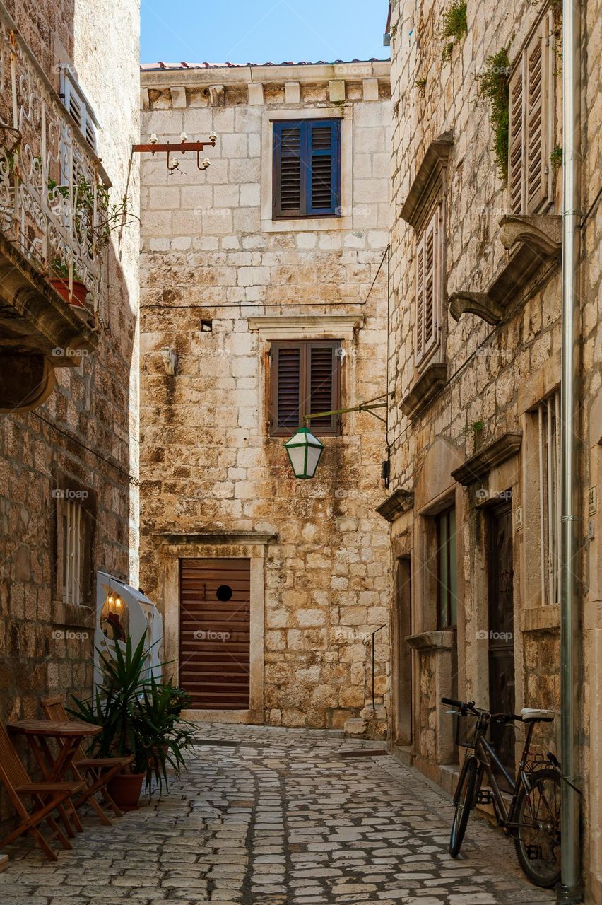 Bike. Hvar, Croatia.