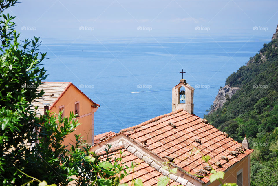 View from Setta - Framura, Liguria, Italy.