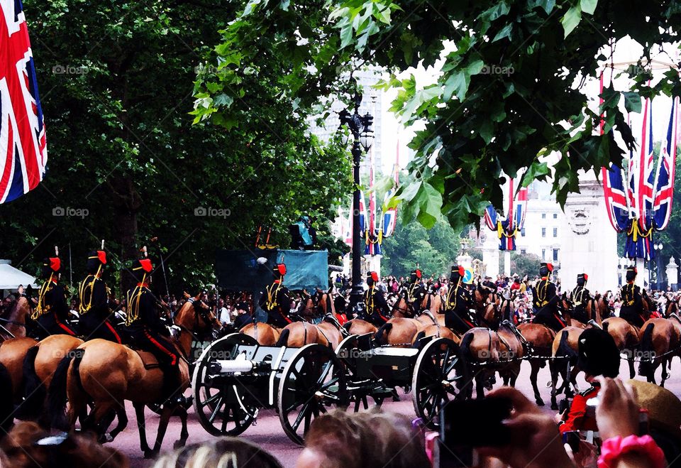 People, Festival, Many, Parade, Cavalry