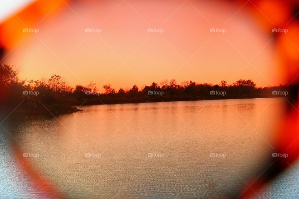 Rose colored lens. Unique look on life