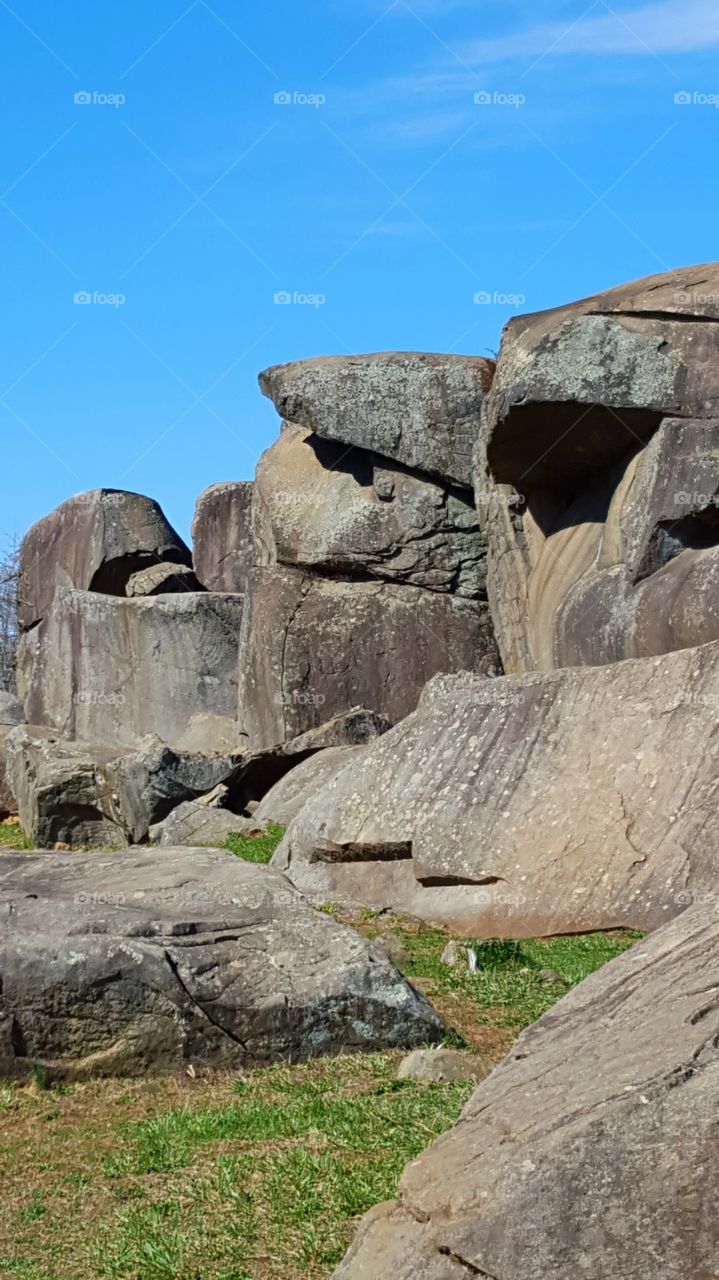 rocky hillside