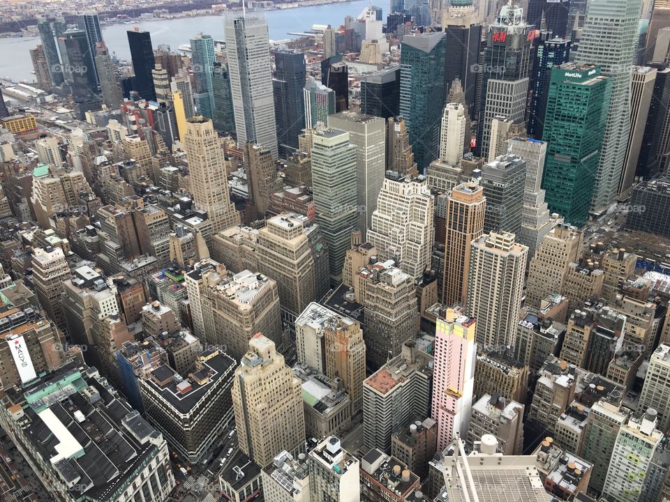 View from Empire State Building 