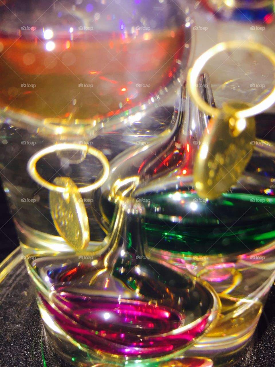 Blurred lines of color