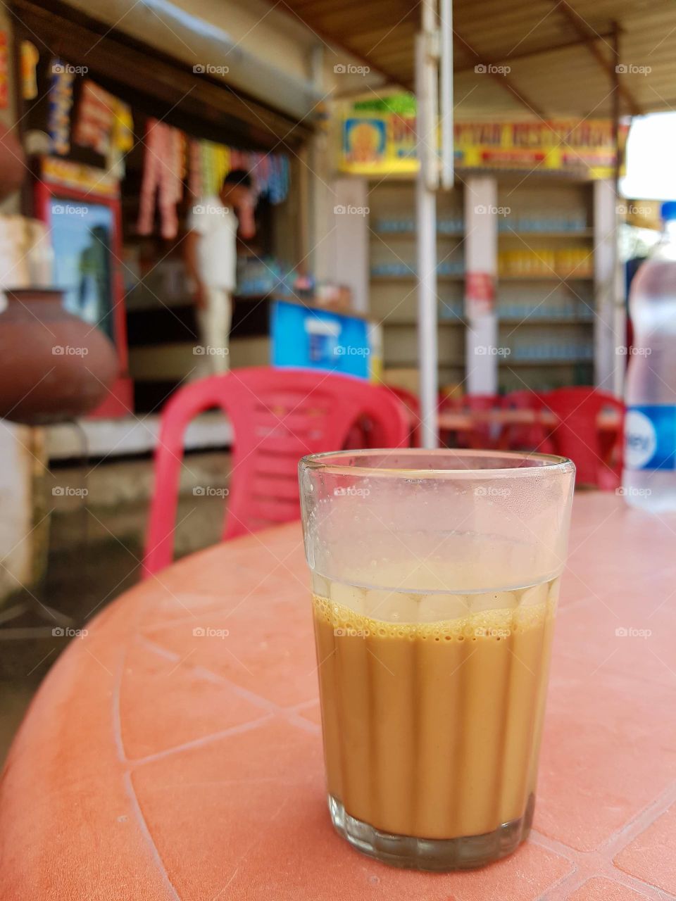 cutting chai ( indian tea)