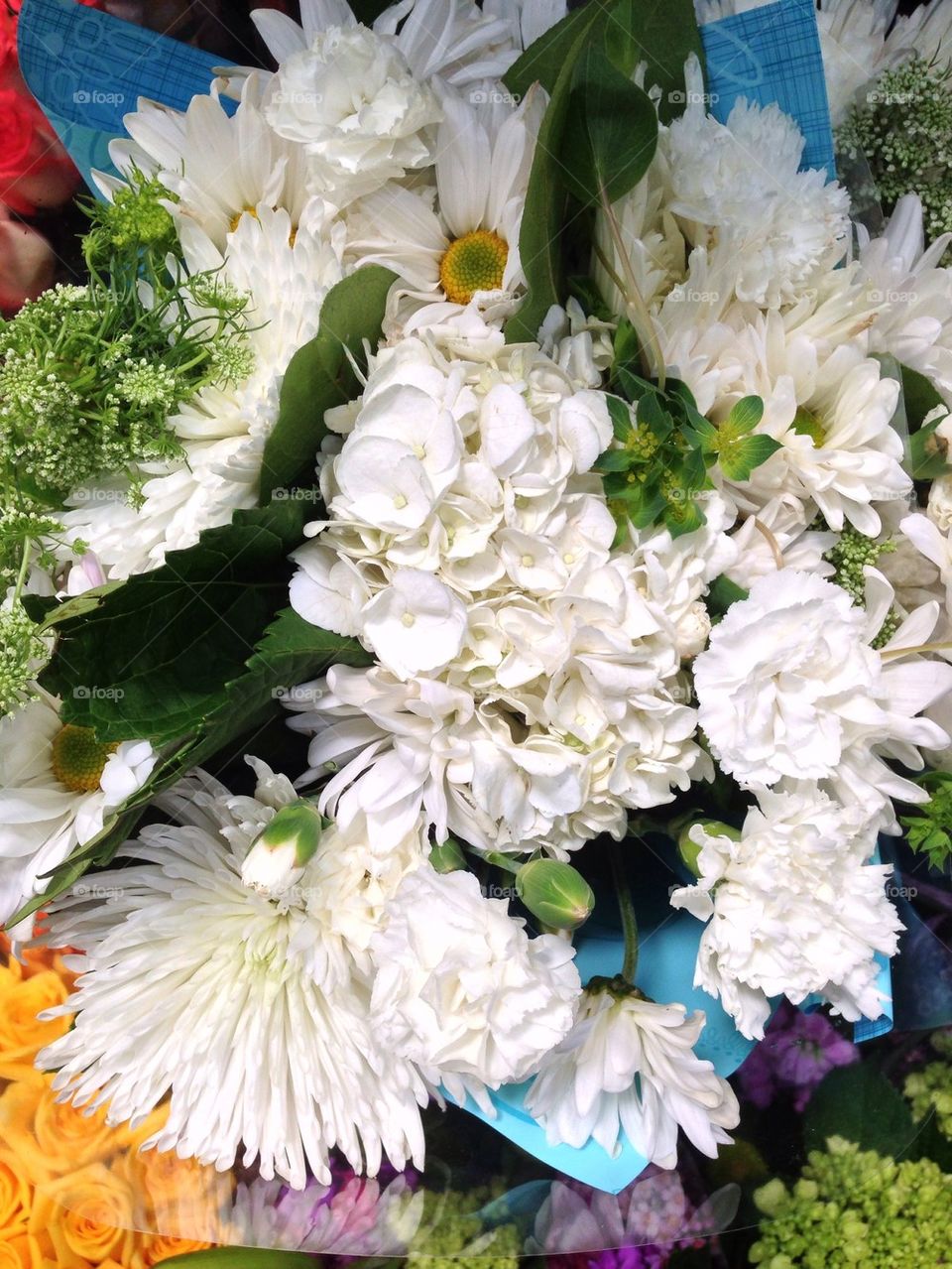 White Hydrangea Bouquet 