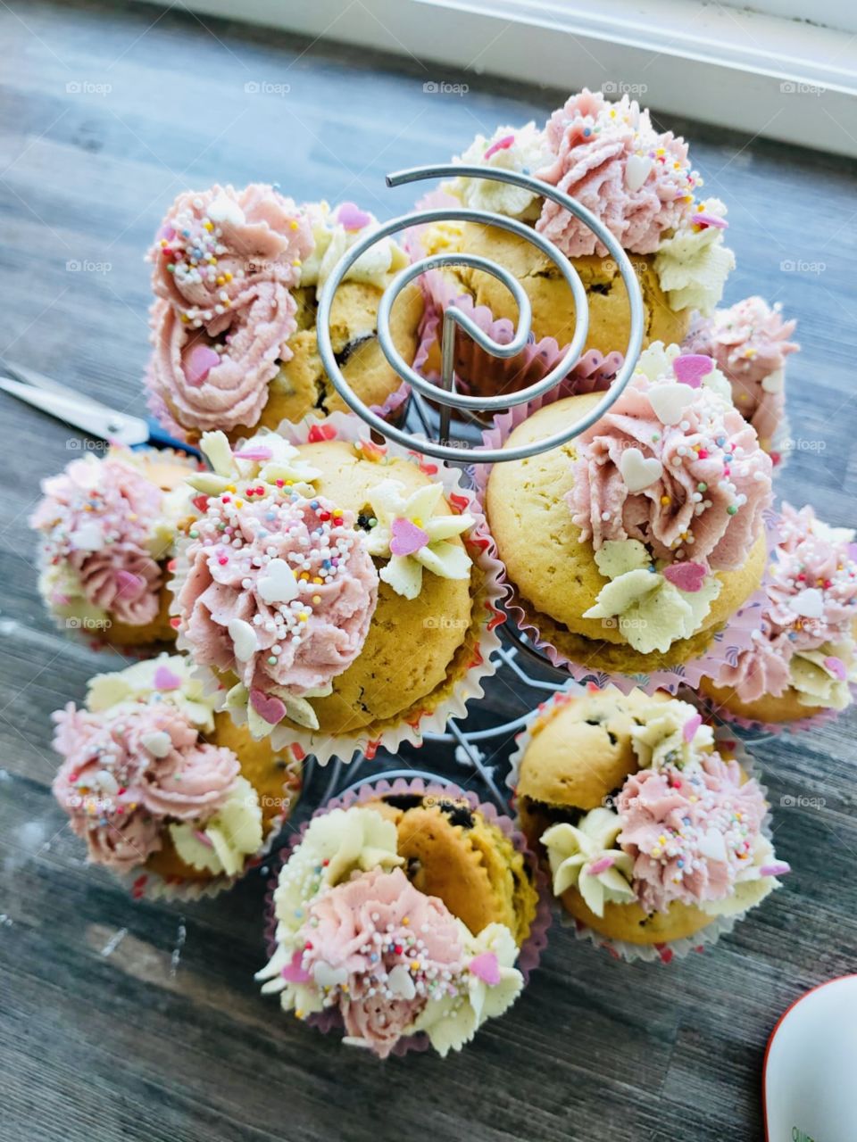 Cupcakes homemade for the guests 