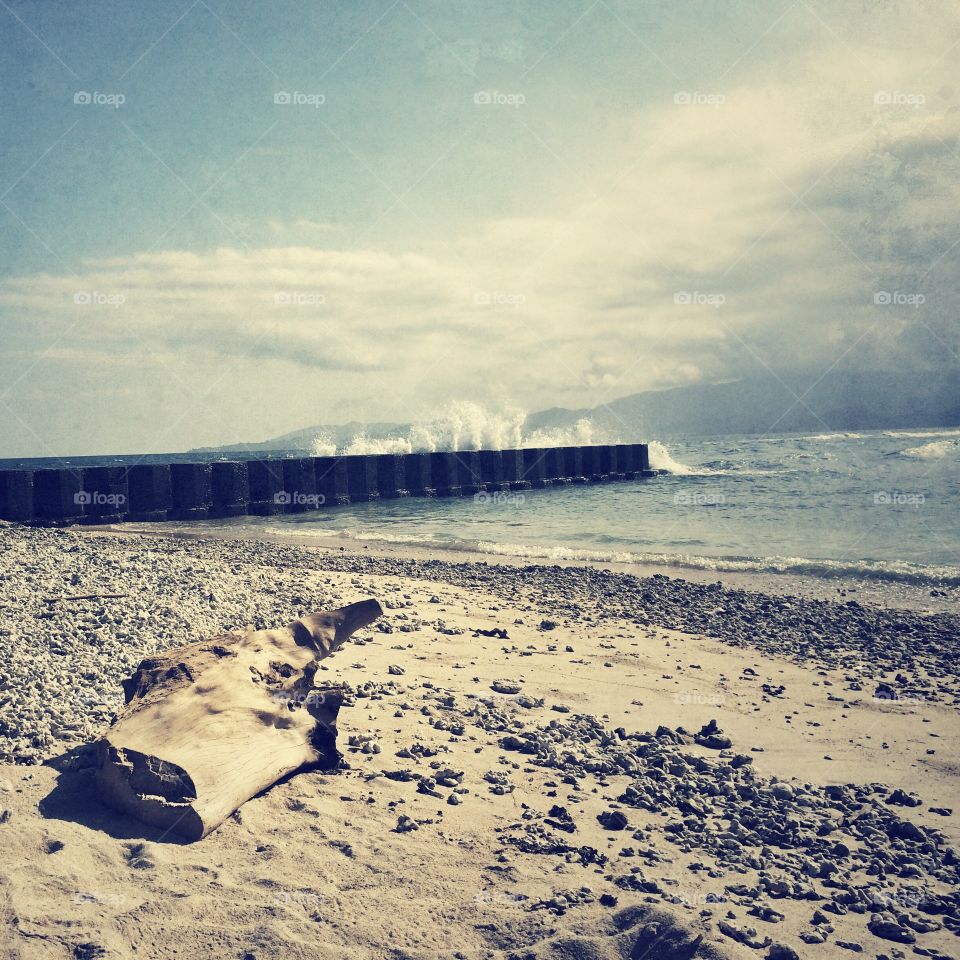 Beach in Candidasa, Bali
