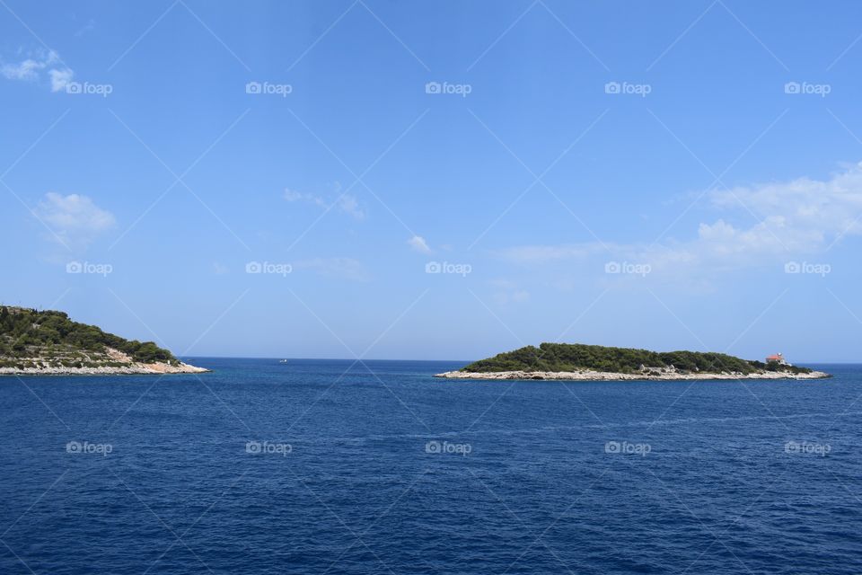 Island in the Adriatic, Croatia