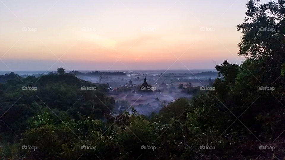Nature and architecture on Earth