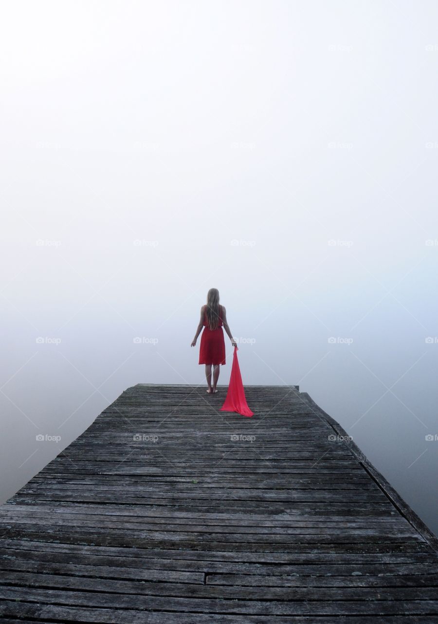 People, Woman, Sky, Water, Sea